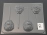124sp Green Hunky Man Face Chocolate Candy Lollipop Mold FACTORY SECOND 124sp Green Hunky Man Face Chocolate Candy Lollipop Mold FACTORY SECOND